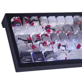 B0cdcd98hm Tsungup Pbt Side Printed 135 Keycap Set Double Shot Shine Through Cherry Profi