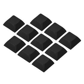 Uxcell 745065532911 1u Blank Keycaps 10 Pack Mx Keyboard Replacement Universal Pbt Mechanical Black