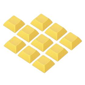 Uxcell 745065532935 1u Blank Keycaps 10pcs Mx Keyboard Replacement Universal Pbt Mechanical Yellow