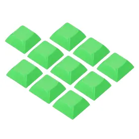 Uxcell 745065532959 1u Blank Keycaps 10 Pack Mx Keyboard Replacement Universal Pbt Mechanical Green