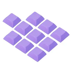 Uxcell 745065532973 1u Blank Keycaps 10pcs Mx Keyboard Replacement Universal Pbt Mechanical Purple