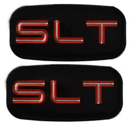 Vdficar 723509653477 2x Slt Cab Emblems 3d Sticker Nameplate Letter Logo Roof Pillar Replacement F