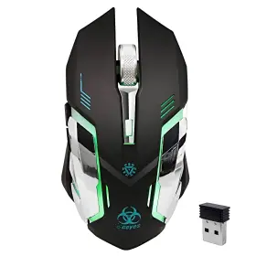 C9sbkn Vegcoo Wireless Gaming Mouse Silent Rechargeable Computer Mi
