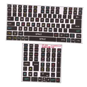 Vikyexa4c8qyg9w1114 Vikye 2pcs/pack Universal English Keyboard Stickers Frosted Replacement Mechanical