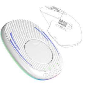Virga Care 788567535646 Undetectable Mouse Jiggler Ultra-thin And Silent Mover With Timer Driver-