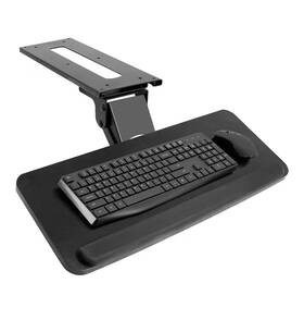 Vivo Mount-kb03b New Adjustable Computer Keyboard Mouse Platform Tray Under Desk Mount 25 Inch