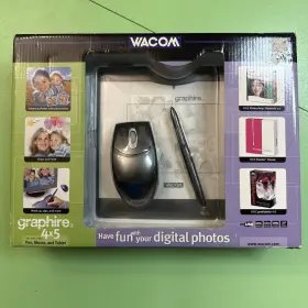 Graphire3 Wacom Cte430gr 4x5 Usb Tablet Pen Mouse And Software Bundle New