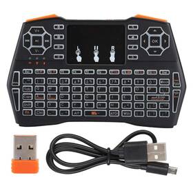 Wendry Wendryng7y53ptgu I8 Plus Air Mouse With Touchpad 2.4ghz Mini Led Backlit Keyboard Plu
