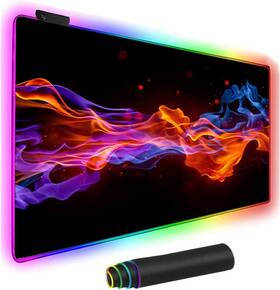 Weyingle Mp042 Rgb Gaming Mouse Pad Extended Large Led Mousepads Non-slip Rubber Base With 1