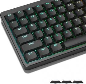 Womier Jm-az-129 Low Profile Pbt Keycaps Black Shine Through Cherry Mx 60% 65% 75%