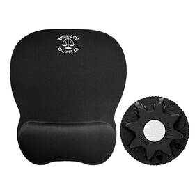 Work-life Balance Corporation 198715629644 Mouse Pad And Jiggler Combo Ergonomic With Memory Foam Wrist