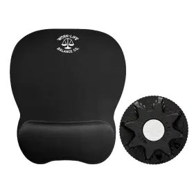 Work-life Balance Corporation 198715629644 Mouse Pad And Jiggler Combo Ergonomic With Memory Foam Wrist