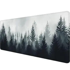 Wzmbzf 458592503135 Misty Forest Gaming Mouse Pad Tree Xl Large Mousepad Extende