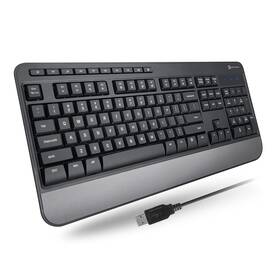 X9 Performance B08g1wns6f Wired Usb Keyboard - Ergonomic Full Size With Media Keys And Wrist Rest