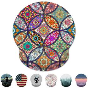 Xsxxsc Hh001 Ergonomic Mouse Pad With Wrist Support Boho Modern Art R