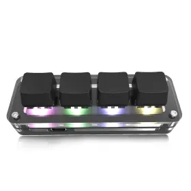 Yoidesurvin2bwzp78078 Yoidesu 4 Keys Mini Keypad One Handed Mechanical Gaming Keyboard Multifunctional Sho