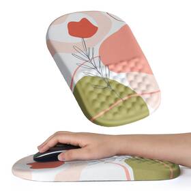 Youzzan 163010587006 Ergonomic Mouse Pad Wrist Support With Massage Design Pain Relief Mousepad S