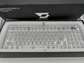 Yunzii R219-258183 X98 Transparent Mechanical Keyboard Clear 98 Key Rgb Backlit