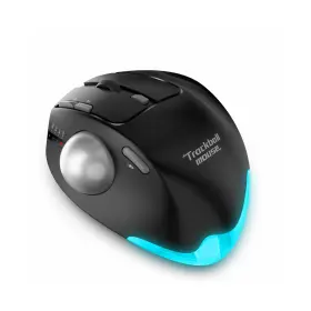 5-lev Zelotes 930748003602 Trackball Mouse Rechargeable Wireless Bluetooth 4800 Dpi