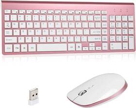 Zendure 629722500508 Wireless Keyboard Mouse Combo 2.4g Compact And Full Size