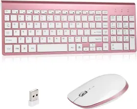 Zendure-0 Zendure 629722500508 Wireless Keyboard Mouse Combo 2.4g Compact And Full Size