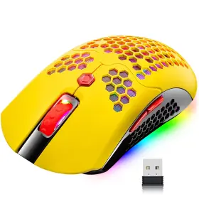 Aub089kdy4s5 Ziyou Lang Wireless Gaming Mouse 16 Rgb Backlit Ultralight Wireless/wired Mice With Prog