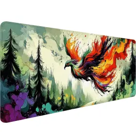 Zmhpgx 132739157510 Phoenix Gaming Mouse Pad Fantasy Bird Colorful Ink Splash Art Xl La