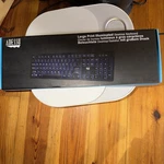 Adesso AKB-139EB Large Print Illuminated Led Keyboard 2X Big Letter Keys Blue... New. Price: $24.00.