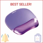 Fellowes Crystals Gel Mouse Pad With Wrist Rest - Purple (91441) New. Price: $25.60.