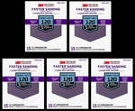 Packs 3M Pro Grade Precision Sanding 120 Medium 15/PACK, Total 75 Sheets New. Price: $39.50.