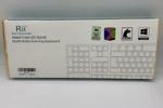 Rii RK100+ Usb Wired Mixed Color Led Backlit Multimedia Gaming Keyboard Open Box. Price: $9.09.