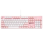 Keys Full Size Mechanical Keyboard Brown Switch, Pink & White Color 104... New. Price: $47.56.
