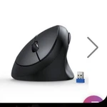 Tecknet Ergonomic Vertical Wireless Mouse, 4800 Dpi, 5 Buttons, Black New. Price: $15.00.
