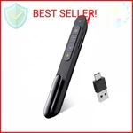 Dinofire Usb Type Wireless Presenter Remote Presentation Clicker,volume Contro New. Price: $26.10.