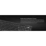 Adesso WKB-1320CB Antimicrobial Wireless Desktop Keyboard & Mouse New. Price: $60.70.