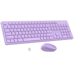Leadsail Purple Wireless Keyboard And Mouse Combo, Full-sized New. Price: $34.52.
