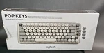 Logitech Pop Keys Wireless Mechanical Emoji Keyboard #920-011232 Mist Open Box. Price: $72.50.