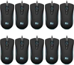 Rii Wired RM105 Usb Computer Mouse,rgb Optical Office Mice For Pc Pack New. Price: $38.32.