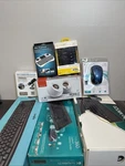 Logitech Keyboard Mouse Accessory Lot MK270 MK520 Creative Read Description Used. Price: $69.00.