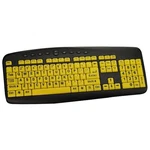 Ergoguys - CST104LPY High Visibility Large Print Soft Touch Keyboard, New. Price: $45.95.