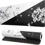 Black And White Japanese Cherry Blossom Gaming Mouse Pad Sakura Death Life Flowe New. Price: $35.99.