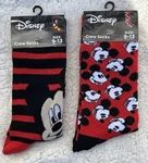 New Mickey Mouse Red Black Man Dad Son Gift Novelty Funcollectible Socks 2PM. Price: $9.99.