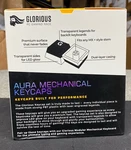 Glorious Gaming Aura Mechanical Pudding Keycaps Black 104 Set, Ansi Layout New. Price: $19.95.