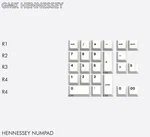 Drop + Mito Gmk Hennessey Numpad Keycap Kit 24PCS MDX-34654-2 New. Price: $39.99.