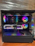 Gold Gaming Pc - Amd Ryzen 9800X3D, Rx 9070XT 32GB Ram, 2TB Ssd, 850W New. Price: $2099.00.