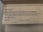 *new* 4X Quantity Kensington Fit Low-profile Wireless Keyboard Free Shipping. Price: $80.00.