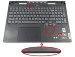 Lenovo Legion S7 16ARHA7 Keyboard Palmrest Touchpad Assembly 5CB1J31491 *dents* Used. Price: $23.91.