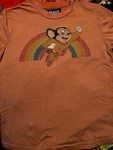Vintage Junk Food Mighty Mouse Tee With Rainbow Graphic Pre-owned. Price: $35.00.