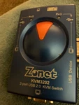 Zonet 2-PORT Usb 2.0 Switch Model No. KVM3202 Used. Price: $19.99.