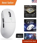 Rk M3 42K Dpi 47G Wireless Gaming Mouse 2.4G/USB-C/BLUETOOTH 5-BUTTON White New. Price: $94.99.